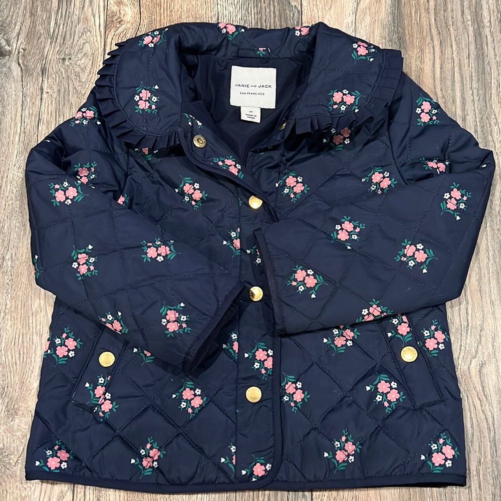 Janie and Jack Floral Coat